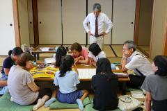 子ども連句教室の様子